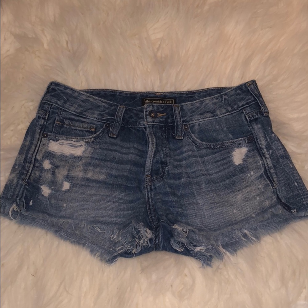 Medium Wash Denim Shorts